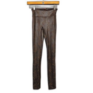 Spanx Snakeskin Leggings 20265R Brown Animal Print Size XS Mob Wife Punk Rock